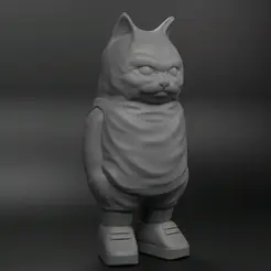 Bri.gif High Quality British Shorthair Cat Human Figure for 3D printing