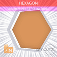 Hexagon~7in.gif Hexagon Cookie Cutter 7in / 17.8cm