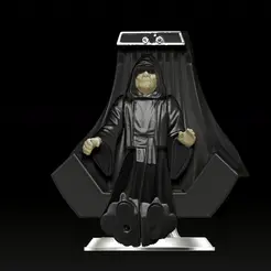 trono pal.gif Fichier 3D Star Wars .stl PALPATINE THRONE .Figurine 3D .OBJ style Kenner.・Plan à imprimer en 3D à télécharger