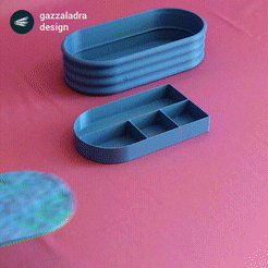 02.gif STL file Desk organizer “Poolshark”・3D print model to download
