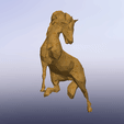 01.gif Angry Horse - Low Poly