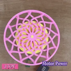 ezgif.com-optimize-2.gif 3D file Illusion Wheel - Motor Power and Hand Power・3D print design to download