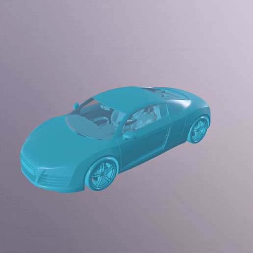 Audi R8 3D model