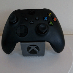 GX015317.MP4_3.gif Free STL file Xbox One Controller Desktop Stand with Logo・3D print model to download