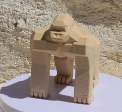 VIDEO-GORILLE.gif STL file PLP GORILLA・3D printable model to download