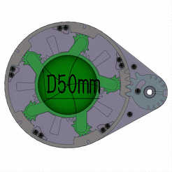 D50M5BTY2-with-dimension.gif Archivo 3D D50M5B-TY2 mecanismo mecánico para impresión 3d・Diseño de impresión en 3D para descargar