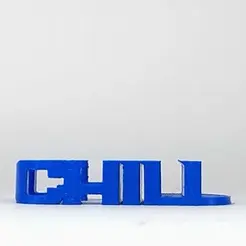 ezgif.com-gif-maker-5.gif Archivo STL gratis Texto de la vuelta: Chill - Pill・Plan para descargar y imprimir en 3D