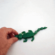 ezgif.com-gif-maker.gif Datei STL Happy Crocodile Print-in-place・Design für 3D-Drucker zum herunterladen