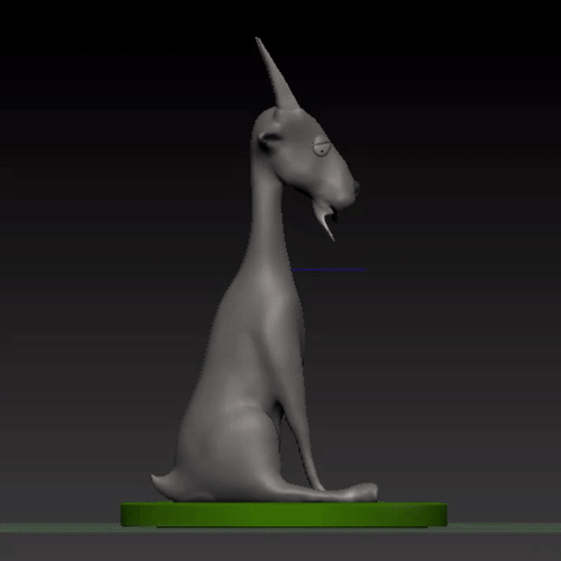 Caricature Crazy goat 3D model