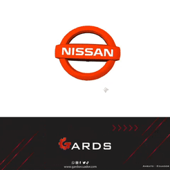 WhatsApp-Video-2023-05-24-at-12.45.33.gif STL file Nissan Emblem Car・3D print design to download