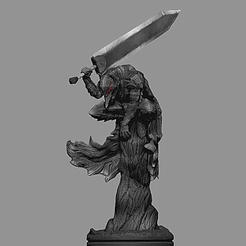 Untitled22-2.gif STL-Datei BERSERK GUTS ON EDGE FANTASY ANIME SCHWERT CHARAKTER 3D DRUCK MODELL・3D-druckbare Vorlage zum herunterladen