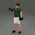 ezgif.com-gif-maker-20.gif Muscular man working out in gym doing exercises with dumbbells at biceps