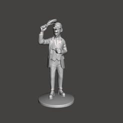 GIF.gif STL file tintin figurine mr. boullu marmolista the castafiore's jewels・3D printable model to download