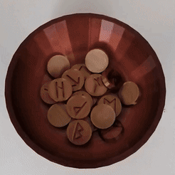VID_20220929_140818.gif 3D file runes bowl・3D printable model to download