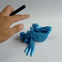 peliconotero.gif STL file Flying Pelican Flexi・3D printable model to download