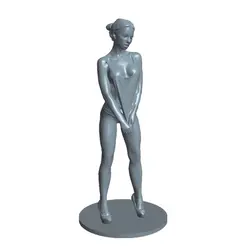 MODELO-obj.gif Archivo STL gratis Sexy woman・Plan para descargar y imprimir en 3D