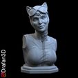 CAT.gif STL CATWOMAN BUST 3D PRINT
