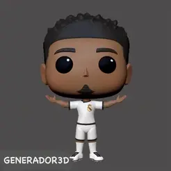 Funko Cristiano Ronaldo Balon 2 Copas Y Caja Impreso En 3d