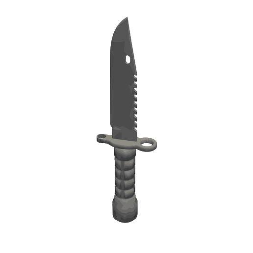Rust Game Combat Knife 3D Model