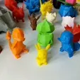 low poly pokemon all gif fast small file.gif Fichier 3D Collection Pokemon Low Poly 151・Objet imprimable en 3D à télécharger, 3D-mon