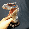Macho2.gif STL file DINOSAURS Velociraptor・3D print design to download