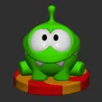 OmNOm.gif Om Nom form Cut the rope games and series Fan Art