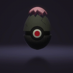 este.gif 3D file Exeggcute Pokeball Egg・3D printing design to download