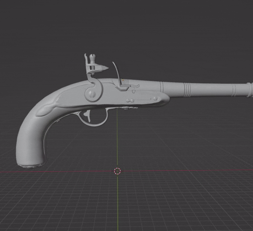 BlenderC__Users_MarkBowles_Desktop_3DDesignandPrinting_MyDesigns_BlackSails_BlackBeard_Flintlock_unt.gif Черные паруса Черная борода (Эдвард Тич) Экранный пистолет с кремневым замком