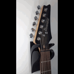 Gancho-2.gif OBJ file GUITAR AND UKULELE WALL MOUNT・Design to download and 3D print, Lesto3D