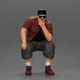 ezgif.com-gif-maker-35.gif Fat Gangster in cap and sunglasses sitting and thinking