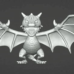 GifMaker_20230526194432329.gif Fichier STL Dragon Pop・Design à télécharger et à imprimer en 3D