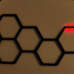 ezgif.com-gif-maker-2.gif STL file Hexagon Lamp・3D print model to download