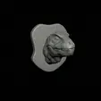 my_project-1-2.gif t-rex head trophy on the wall / two faces / dinosaur
