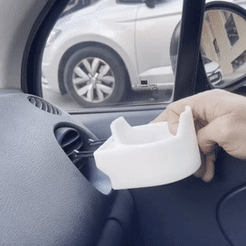 ezgif.com-gif-maker.gif STL file Car Cup Holder・3D printing template to download, MLE_3D
