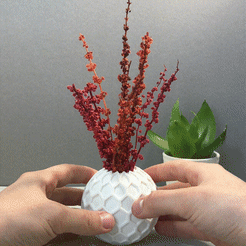 IMG_8673.gif Télécharger fichier STL Vase de Pâques • Objet à imprimer en 3D, mithreed