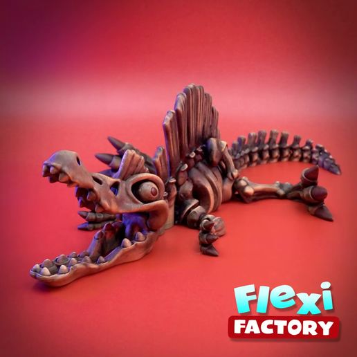 Flexi-Factory-Skeleton-Spinosaurus.mp4 Flexi Factory Print-in-Place Skeleton Spinosaurus Dinosaur