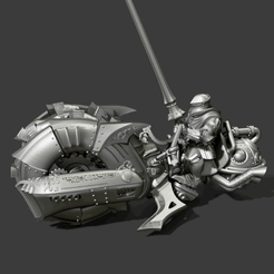 Chopper_Cults.gif 3D file Knight Chopper・Template to download and 3D print