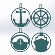 animiertes-gif-von-online-umwandeln-de.gif STL file christmas bauble sailor trade・3D print object to download