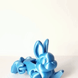 conejote.gif Archivo STL Nice Flexi Rabbit・Modelo para descargar y imprimir en 3D