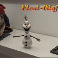 olaf.gif STL file Flexi - Olaf・3D printable design to download