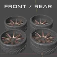 0.gif FORG 3D Style Wheel set FRONT AND REAR w/ 2 offsets