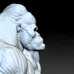 dfiodijghidfughf.gif Download STL file Gorilla • 3D printable model, chazz1981