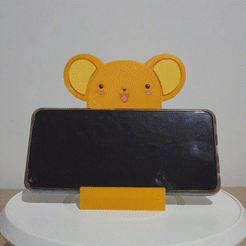 Gif.gif STL file Kero Cell Phone Holder (Sakura Card Captor)・3D print model to download