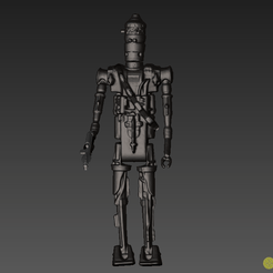 ig88.gif 3D file Star Wars .stl IG-88 .3D action figure .OBJ Kenner style.・3D printable model to download