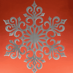 copos-2-totales-min-min.gif Download STL file Beautiful snowflakes! • 3D printable design, cristoferespinozat