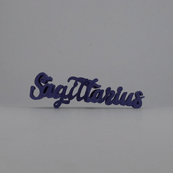 Sagttarius.gif STL file Text Flip, Sagittarius・Model to download and 3D print, master__printer