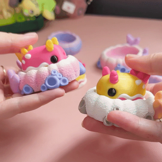 🪸 Coral Sea slug Clicker・ 3D File for 3D printing・Cults