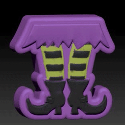 witch-legs-2.gif Файл STL witch legs - MOLD BATH BOMB, SOLID SHAMPOO・Модель для загрузки и 3D печати