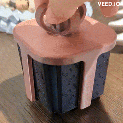 Box-2.gif STL file Print-In-Place Present Box・Design to download and 3D print
