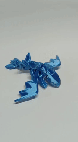 dragon-Azul.gif Fichier STL Joli Flexi Dragon・Idée pour impression 3D à télécharger, angeljacobofigueroa